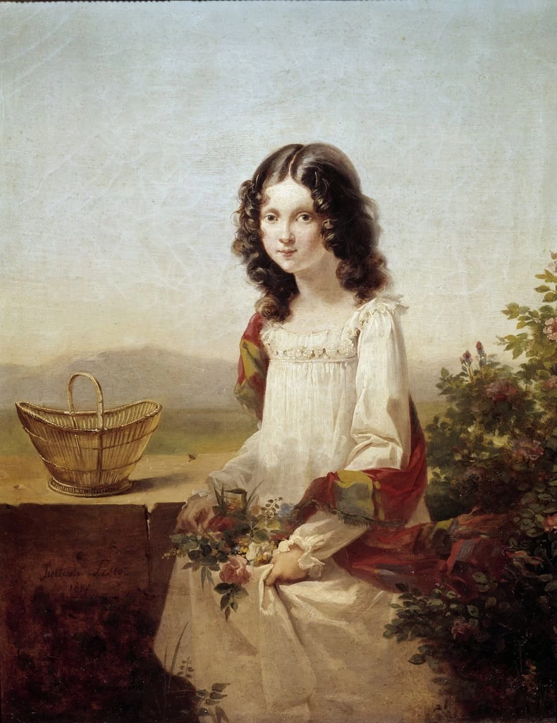 Ritratto di Lise Aubin de Fougerais - Mueo del Louvre, Parigi